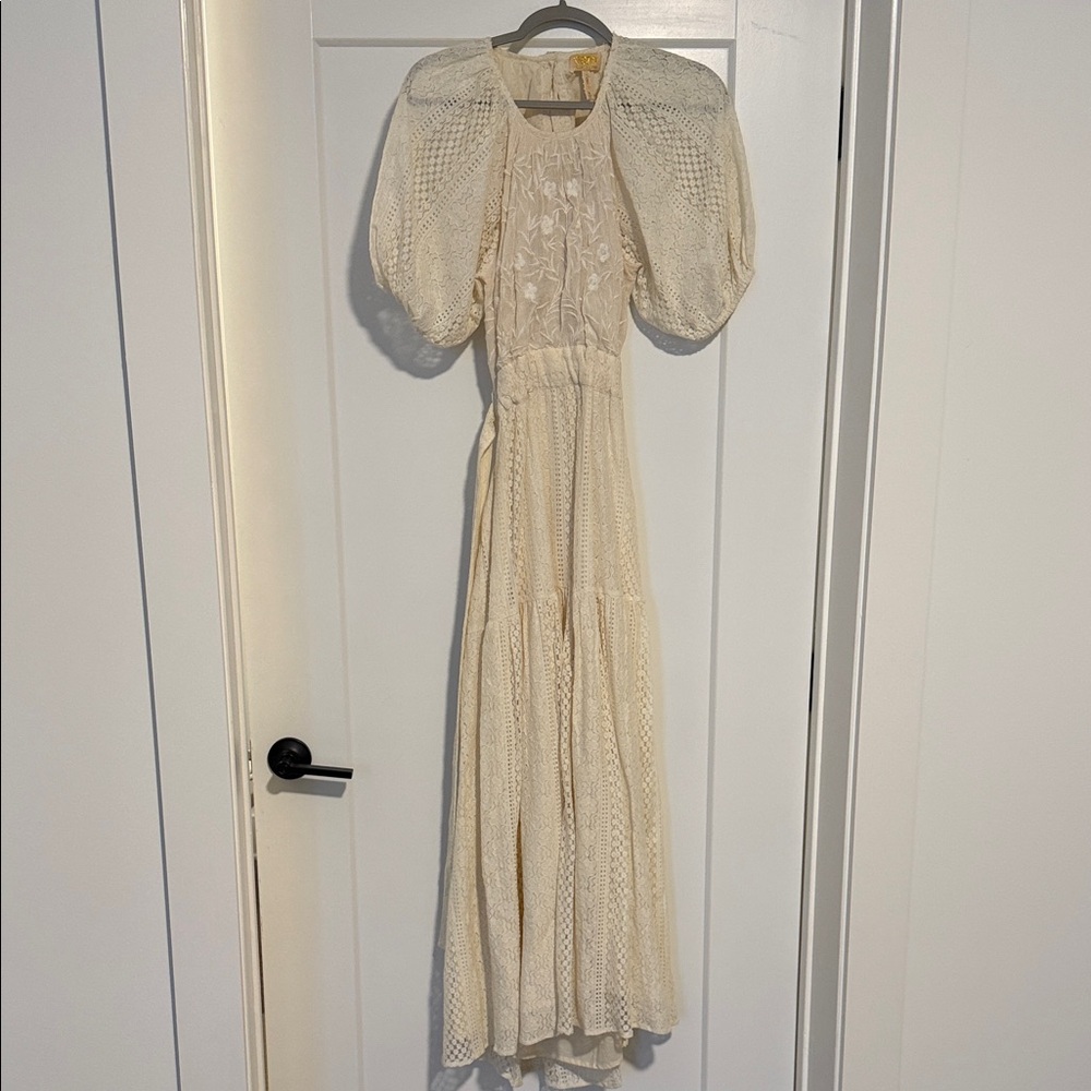 Vero Moda Cream lace Maxi Dress
